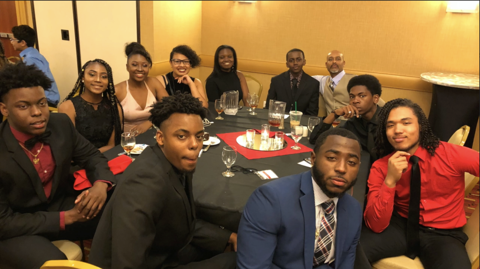 UBSUC students at an event